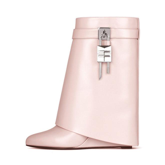 Bottines Shark Lock En Cuir  | Femme Shark Lock Bottes & Bottines Bottes & Bottines