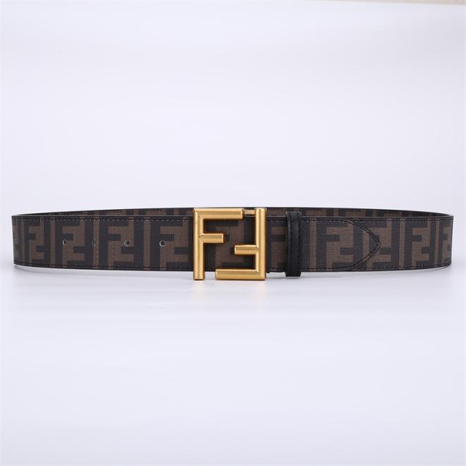 Ceinture 4G En Cuir Façon Crocodile  | Femme Ceintures Accessoires BRUN NOYER