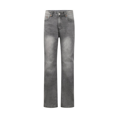 Jean Droit En Denim Destroyed Vintage  | Homme Pantalons & Shorts Denim Denim