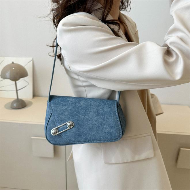 Porte-Cartes Zippé Voyou En Denim  | Femme Petite Maroquinerie Femme BLEU MOYEN