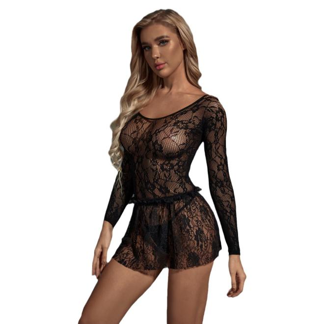 Robe En Dentelle À Détail 4G  | Femme Robes Femme Femme