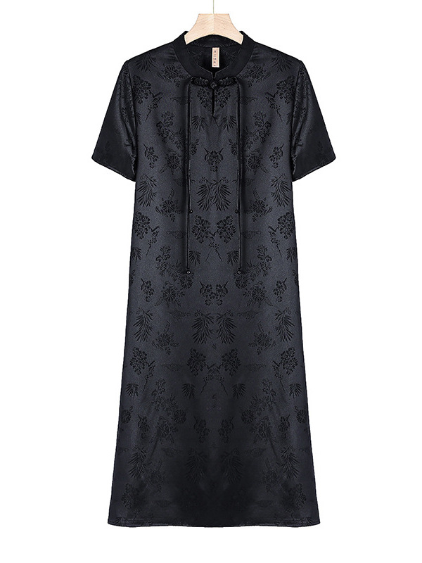 Robe En Jacquard 4G Liquid Avec Lavallière  | Femme Robes Femme Femme