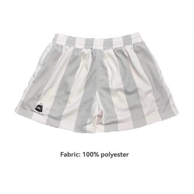 Short En Coton Et Lin À Rayures 4G  | Femme Pantalons & Shorts Femme BLEU