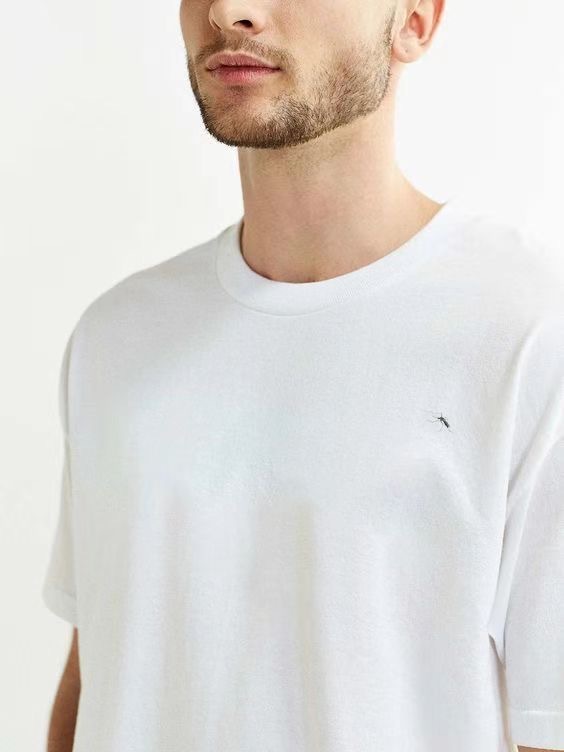 T-Shirt En Coton Mercerisé À Détail 4G  | Homme T-Shirts & Polos Homme BLANC