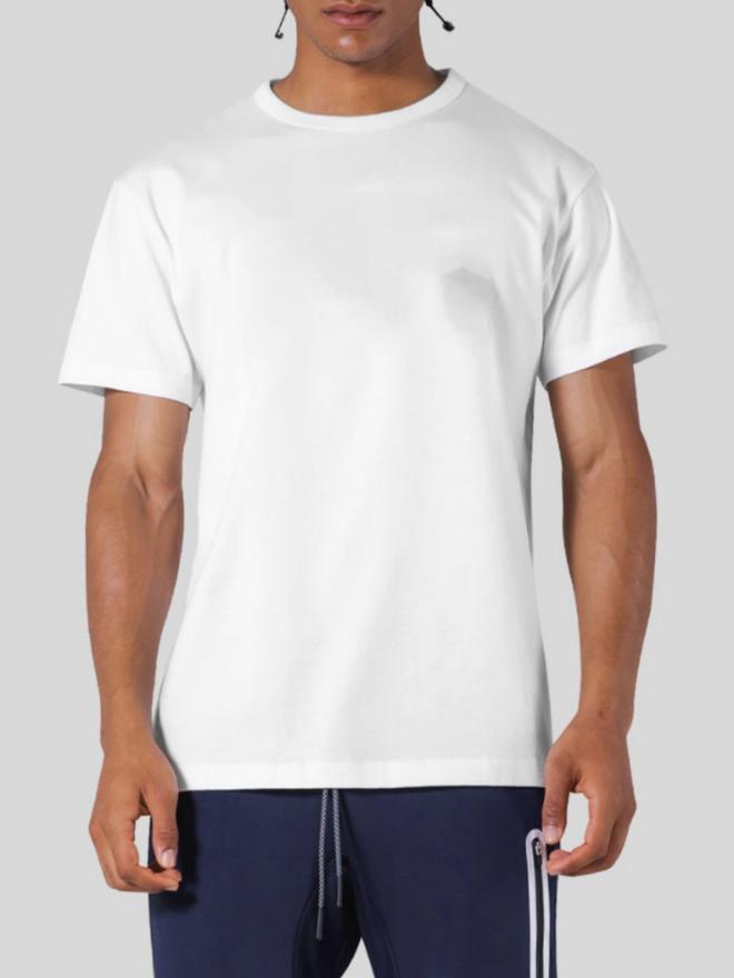 T-Shirt Slim En Coton Avec Broderie 4G  | Homme T-Shirts & Polos Homme BLANC