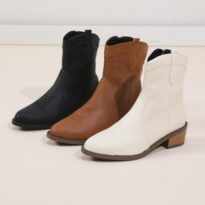 Bottines Shark Lock Cowboy En Cuir  | Femme Bottes & Bottines Bottes & Bottines Bottes & Bottines